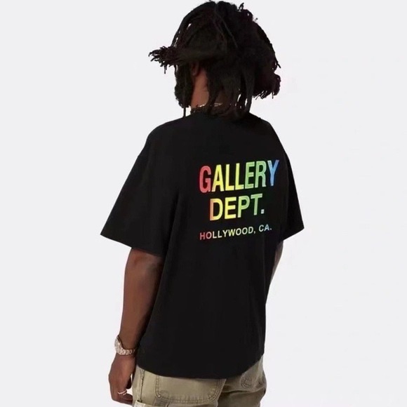 Gallery Dept. Rainbow Pocket Tee Sz Xl